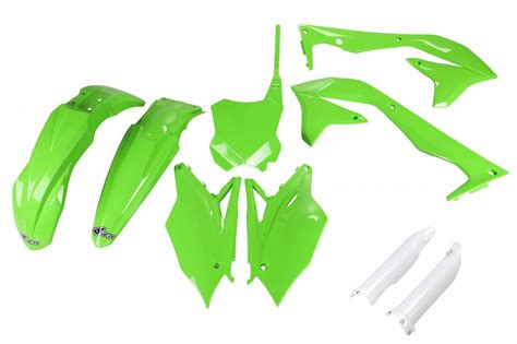 Full Kit Plastique Ufo Kawasaki Kxf Vert