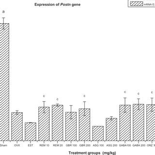 Relative MRNA Expression Of CGRP Gene In OVX Rats Treated With EST