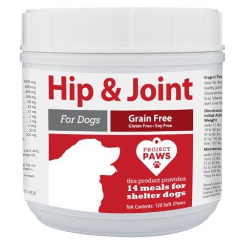 Project Paws 600246997531 Original Hip And Joint Supplement With