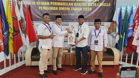 Daftarkan Bacaleg Ke Kip Gerindra Langsa Target Delapan Kursi Acehinfo