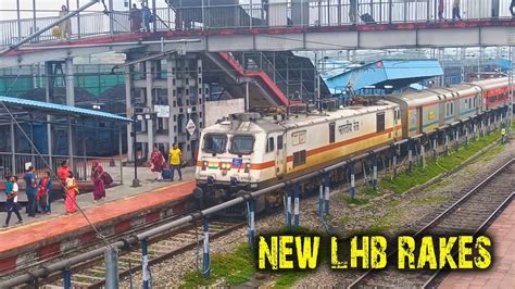 11447 Jabalpur Howrah Shaktipunj Express New LHB Rakes YouTube