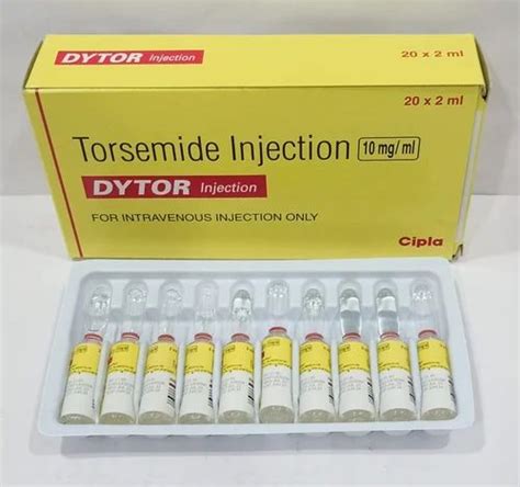 Dytor Torsemide Tablet Treatment Hypertension Packaging Type Box At