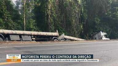 Gazeta Meio Dia edição regional Motorista perde controle da direção e