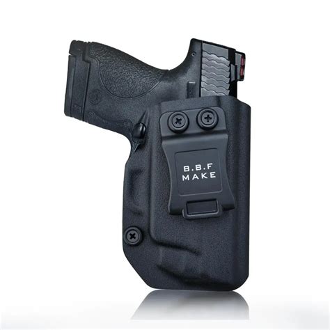 B B F Make Iwb Kydex Holster Fits Mandp Shield 9mm 40 Sandw Laser Gun Holsters Concealed Carry Bag