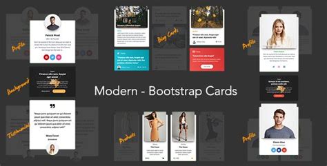 Modern Bootstrap Cards Css Templates Latest Fonts Cards