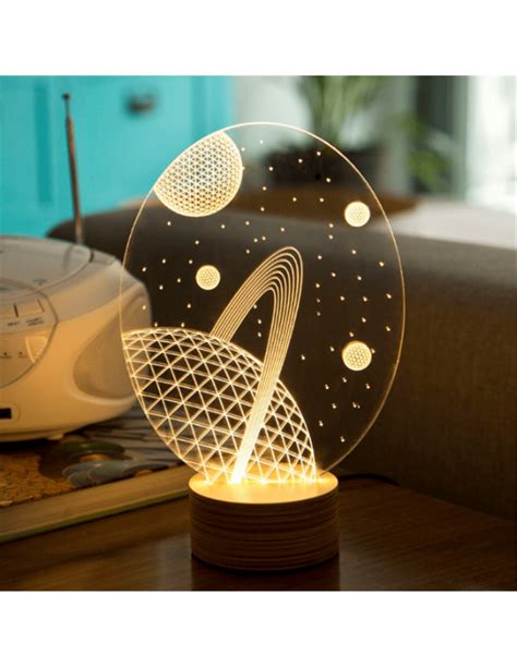 Lampe Bulbing GALAXY 3D Lumière Led Studio Cheha