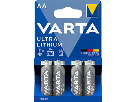 Varta Lithium Batterien 1 5V Ultra Lithium Batterie Typ AA Mignon