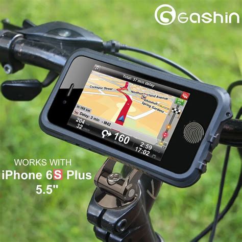 Gashin New 55 In 360 Rotating Bicycle Phone Holder Waterproof Bike