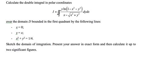 😂 Double integral calculator. Double integrals in polar coordinates (article). 2019-02-04