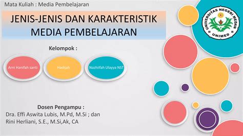 Jenis Dan Karakteristik Media Pembelajaran Kel 6 Ppt