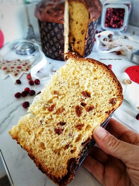 Panettone Senza Burro Semi Integrale Buono E Sano Con Simo