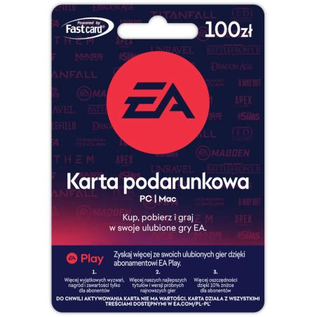 Karta Podarunkowa Ea Z