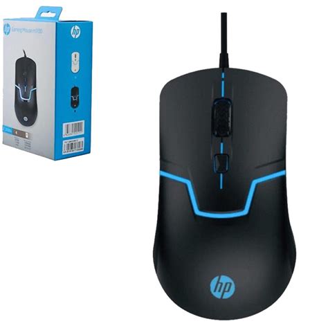 Hp M100 Usb Wired Optical Sensor Gaming Mouse 4 Buttons And Adjustable