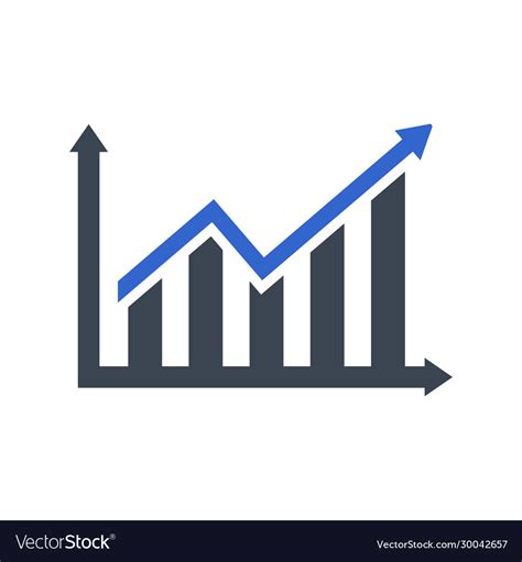 Growth Graph Icon Royalty Free Vector Image Vectorstock