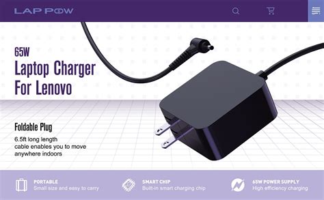 65w 45w Laptop Charger Fit For Lenovo Ideapad 1 3 5