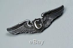 Wwii U S Army Air Corps Glider Pilot Wing Pin Back Sterling