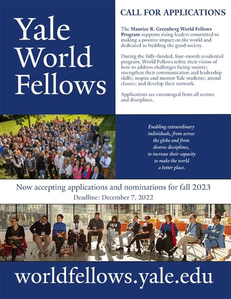 Becas Maurice R Greenberg World Fellows Program En La Universidad De