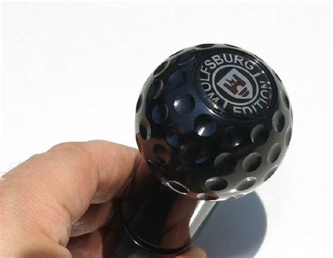 Vw Jetta Golf Gti Mk4 Mk5 Mk6 Golfball Shift Knob Black Wolfsburg Gear Shifter Ebay