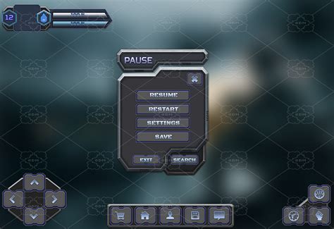 Sci Fi Ui Gamedev Market