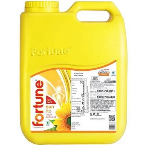 Kg Fresh Fortune Sunlite Cooking Oil Refined Sunflower