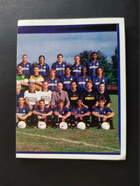 FIGURINA CALCIATORI PANINI 1998 99 SQUADRA INTER DX N 118 NUOVA CON