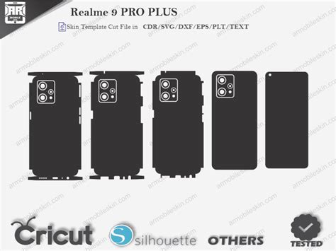 Realme 9 PRO PLUS Skin Template Vector ARMOBILESKIN