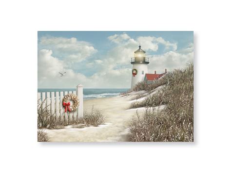 Peaceful Shore Holiday Lighthouse Boxed Christmas Cards | eBay