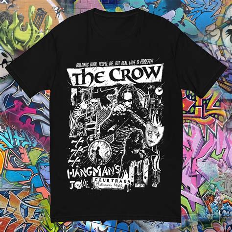 The Crow Movie Poster Tshirt The Crow Tshirt Vintage Horror Movie