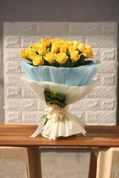 Bouquet Of Yellow Roses Flowers Ovenfresh