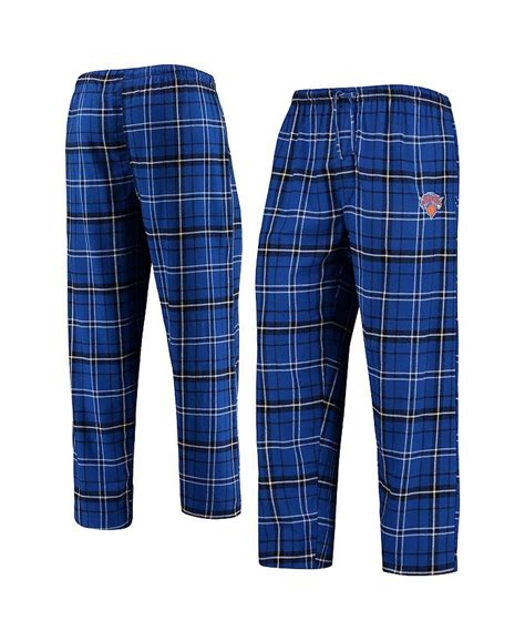 Concepts Sport Mens Blue Black New York Knicks Ultimate Plaid Flannel