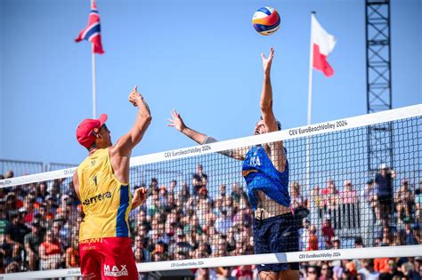 Live Nicolai Cottafava Ehlers Wickler Europei Beach Volley In