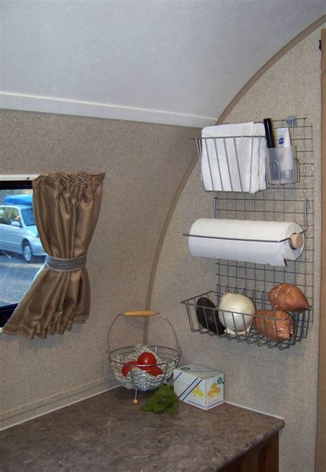 Camping Storage Rv Living Organization Camper Storage