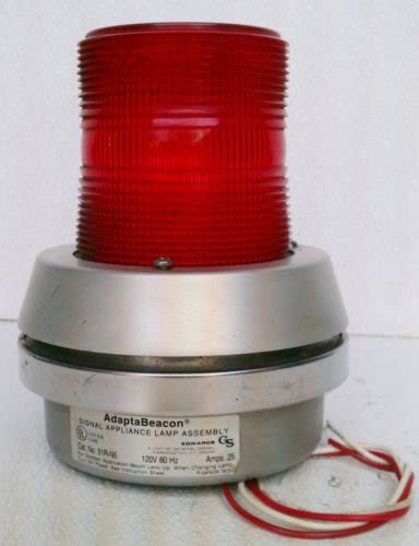 Edwards Adaptabeacon R N Red Signal Light Volt