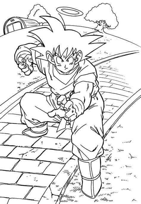 Angry Son Goku Coloring - Play Free Coloring Game Online