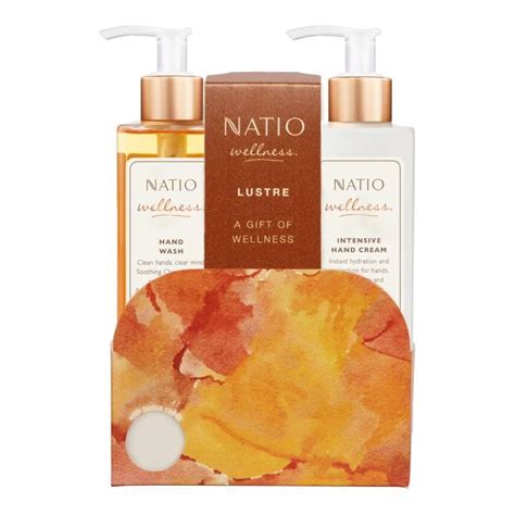 Buy Natio Wellness Golden Halo Hand Wash And Cream 240ml T Set Xmas