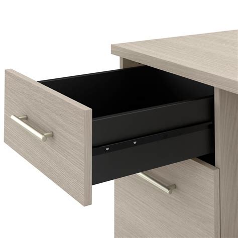 Bush Furniture Somerset 72W Office Desk With Drawers In Sand Oak