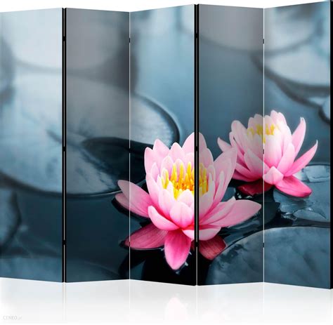 Artgeist Parawan Cz Ciowy Lotus Blossoms Ii Room Dividers X