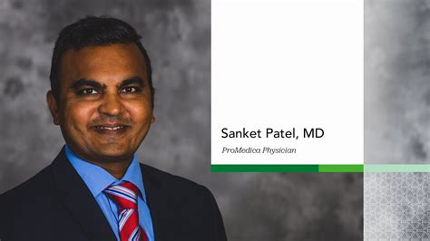 Promedica Physicians Sanket Patel Md Youtube