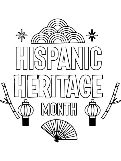 Coloring Pages For Hispanic Heritage Month