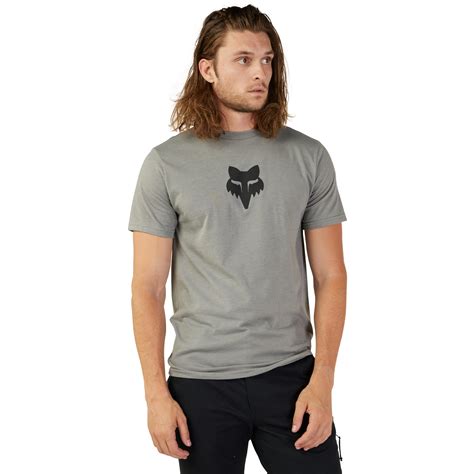 Fox Head Short Sleeve Premium Tee Men Heather Graphite Bike24