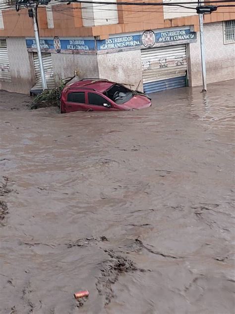 Se Desbordó El Río Manzanares En Cumanacoa Por Coletazo Del Huracán