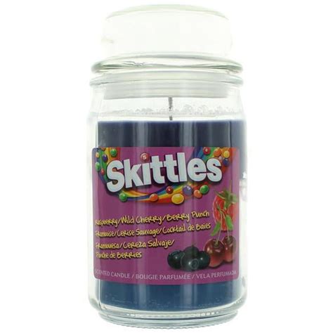 Skittles Cskit16clg 16 Oz Scented Candle Triple Pour Jar For Raspberry