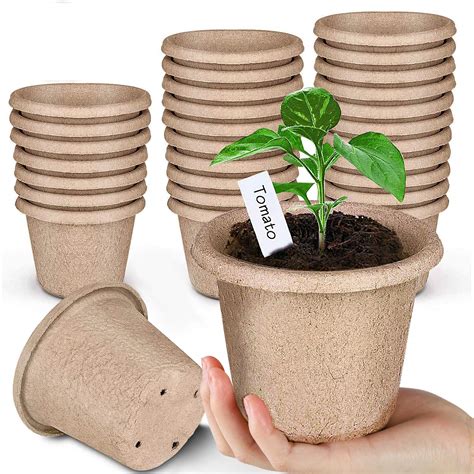 Buy Angtuo Peat Pots For Garden Seedling Tray In Eco Friendly