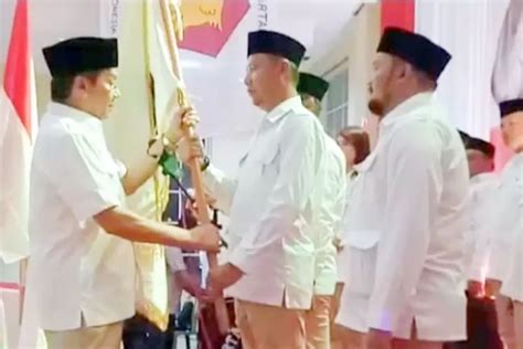 Partai Gerindra Bergerak Doddy Adisatya Dilantik Jadi Ketua DPC