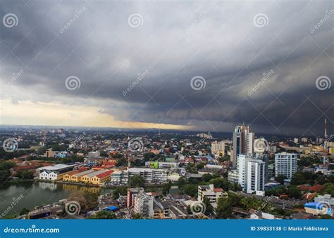 Storm Is Coming To Colombo Sri Lanka Editorial Stock Photo Image Of