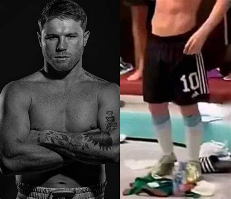 Canelo Lvarez Amenaza A Lionel Messi Tras Pisotear La Playera De La