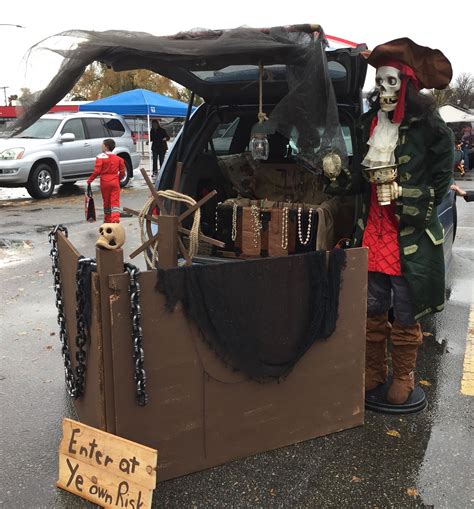 Pirate Trunk Or Treat Trunk Or Treat Truck Or Treat Halloween Entertaining