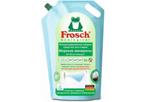 Купить Гель для стирки Frosch 2000 мл концентрат, морские минералы ...