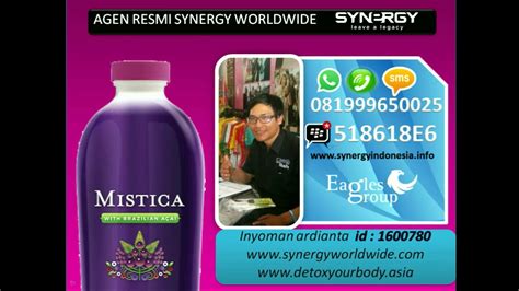 Jual Mistica Synergy Detox Pusat Surabaya Youtube