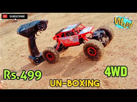 Un Boxing Of By Monster Truck Rechargeable Rock Crawling Wd